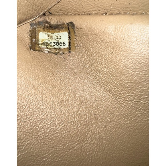 CHANEL Chocolate Bar Hand‎ Ladies Hand Bag 6th Series Denim Blue Vintage - Picture 10 of 12